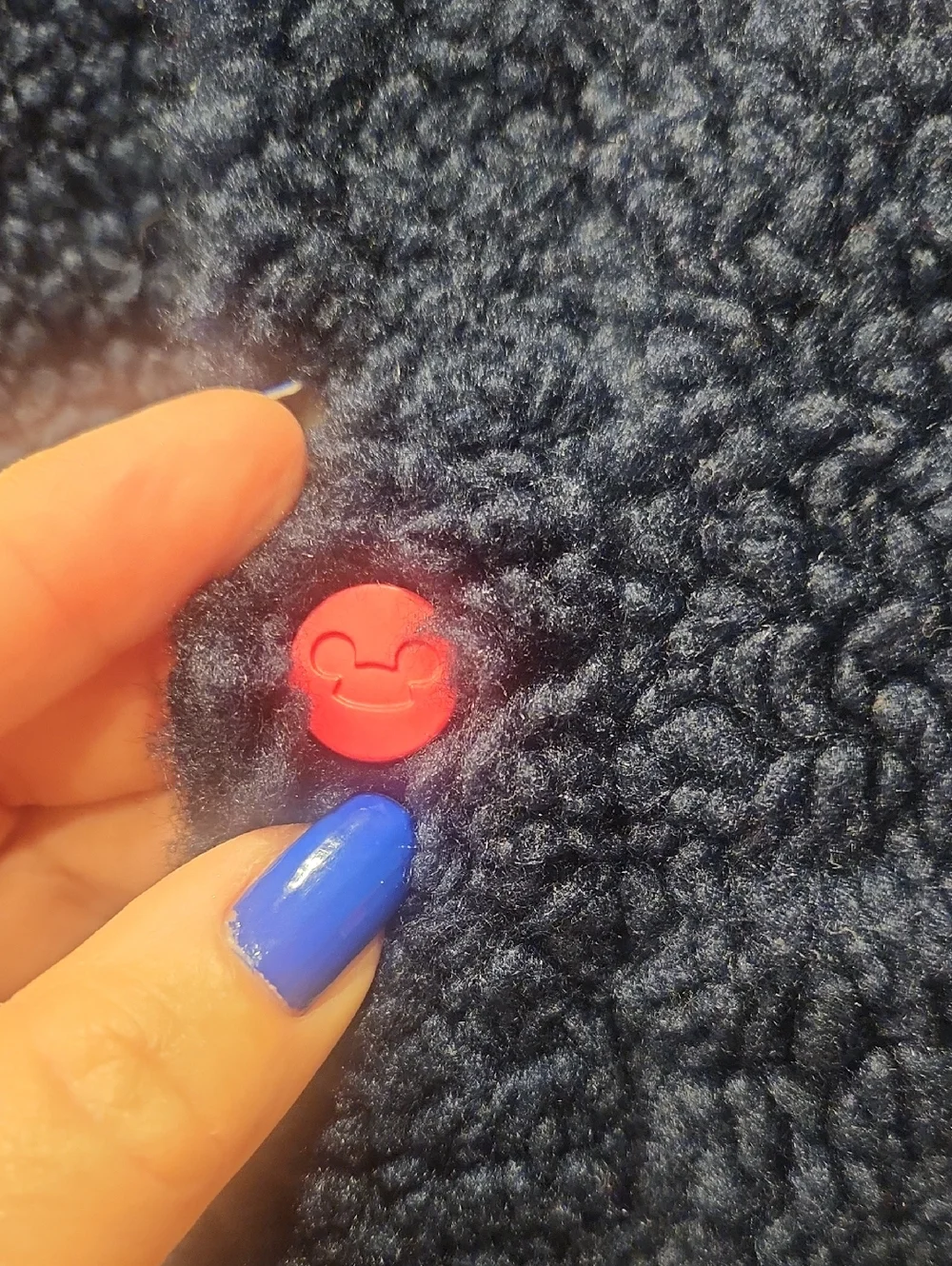 Disney Navy and Bright Red Mickey Mouse Club Jacket